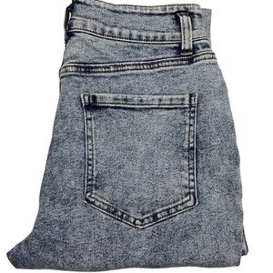 HARPER GREY Wrap Waist Straight Cut Distressed Jeans - Size 6